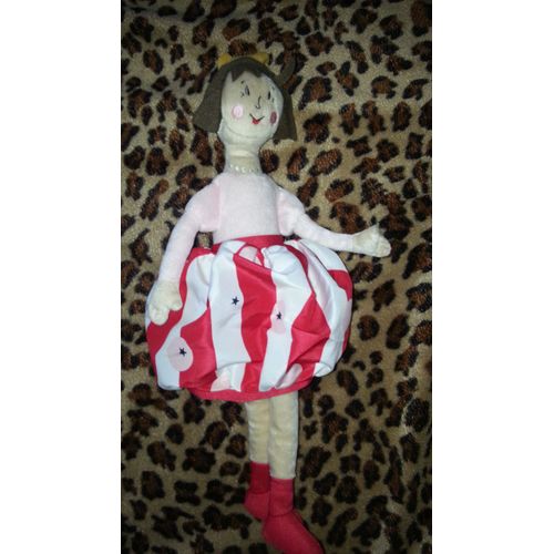 Doudou Poupée Féé Princesse Reine Ikea Rouge Blanc Rose