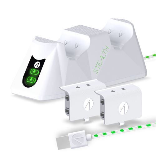 Double Station De Charge Stealth Sx C100x Pour Xbox Series X Blanc