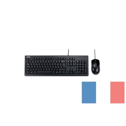 ASUS U2000 - Ensemble clavier et souris - USB - Français - noir