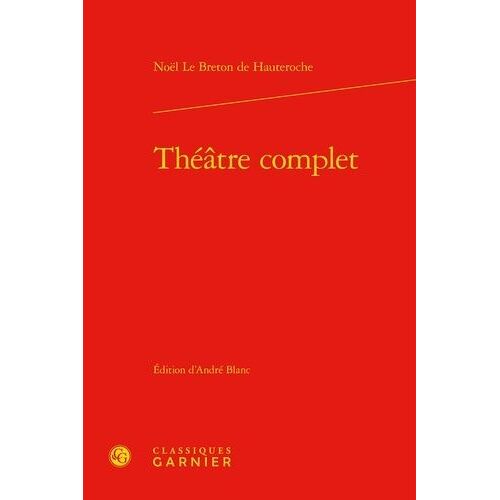 Théâtre Complet - Tomes 1 Et 2
