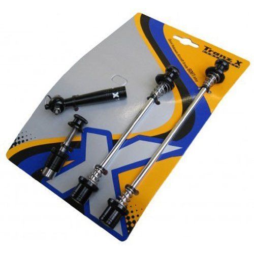 Tranz-X Broches Pour Boulons De Siège Et Roue Avant/Arrière À Détachement Rapide Outil De Sécurité Inclus Noir Noir-Reely