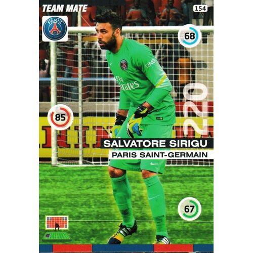 Carte Adrenalyn 2015 / 2016 - Salvatore Sirigu - Psg - N° 154