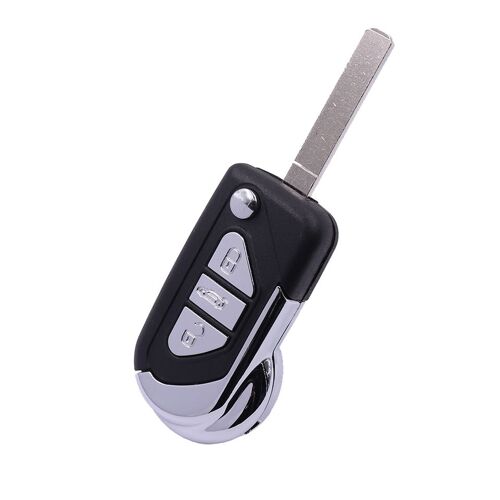 Coque Cle Pour Citroen Ds3 Ds4 - 3 Boutons - Plip Telecommande Avec Lame [Phonillico]