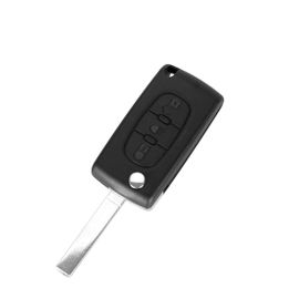 Coque Cle Pour Citroen C4 C5 C4 Picasso C6 - Ce0536 - Plip Telecommande 3 Boutons Phare Modele Avec Emplacement Pile [Phonillico]