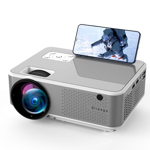 Mini projecteur portable, Bluetooth 5G/2.4G WiFi 1080P pris en charge, écran 300 '', Keystone, Zoom,