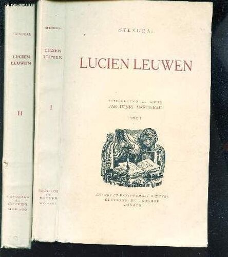Lucien Leuwen - En 2 Volumes / Tome 1 + Tome 2. / Introduction Et Notes Par Henri Martineau.