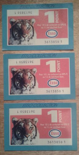 3 X 1 Point Esso Collection