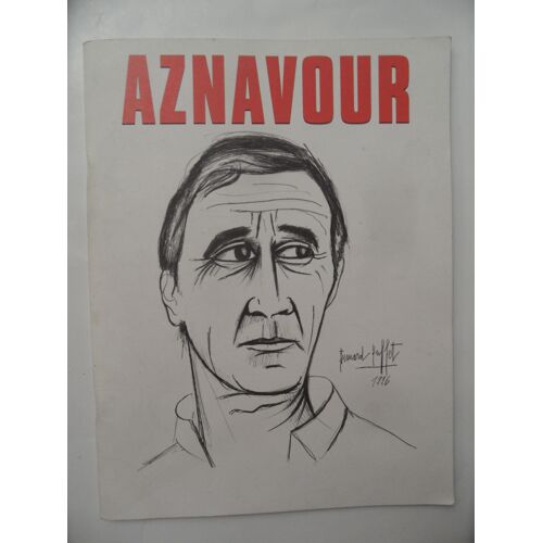 Aznavour-Cahier Photographique-Buffet 1996