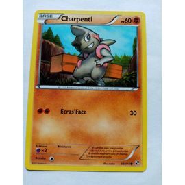 Carte Pokemon Noir Et Blanc : Charpenti 58/114