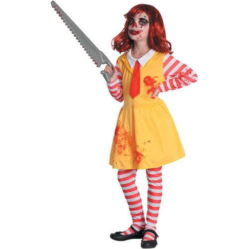 Clown D'horreur Ronald Ronald - Taille 8-10 Ans