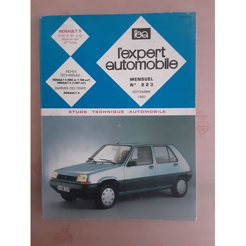 Revue Technique Renault 5 B 40 - C 40 - S 40 Essence Sauf Gt Turbo