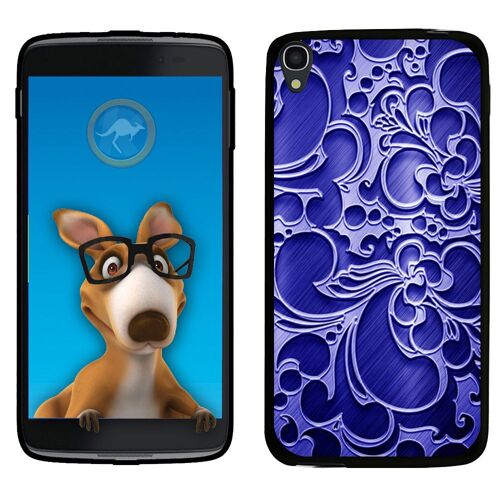 Coque Souple En Gel Pour Alcatel Idol 3 5,5 Avec Impression Motifs Arabesque Ble