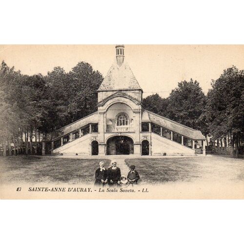 Carte Postale Ancienne - Sainte Anne D'auray - La Scala Sancta