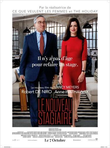 Le Nouveau Stagiaire /The Intern -Véritable Affiche De Cinéma Pliée-Format 120x160 Cm-De Nancy Meyers Avec Anne Hathaway, Robert De Niro, Rene Russo, Anders Holm, Andrew Rannells, Zack Pearlman- 2015