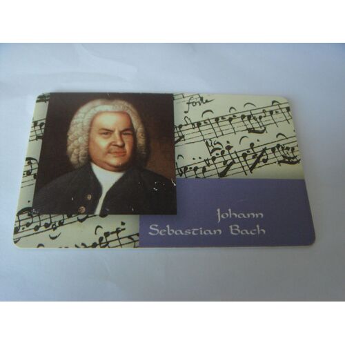 Carte Téléphone - Allemagne - Johann Sebastian Bach - 12 Dm