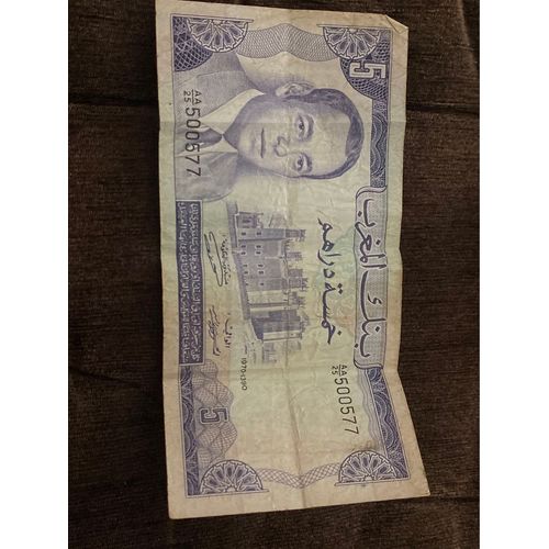 5. Dirhams Maroc.