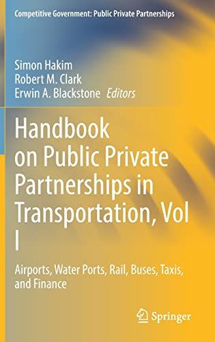 Handbook On Public Private Partnerships In Transportation, Vol I