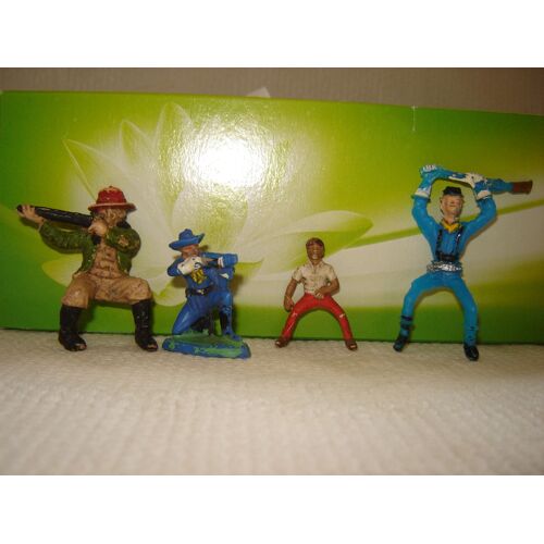 4 Figirines Western Divers