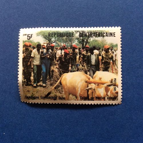Centrafrique - Campagne Économique Culture Par Traction Animale