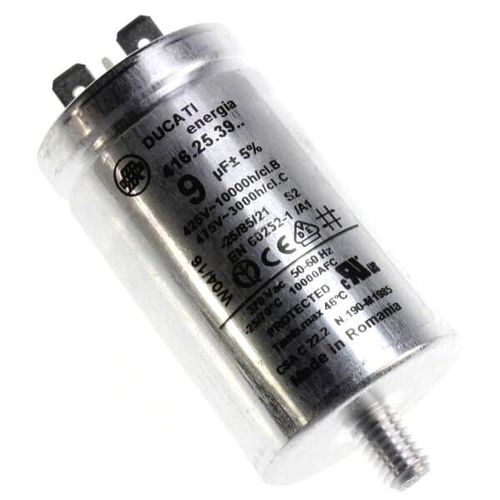 Condensateur 9µf/455v pour Seche-linge Miele