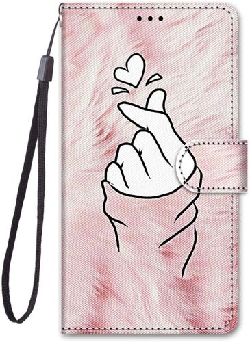 Cuir Coque Pour Oppo A53 4g/A33 2020/A32/A53s Antichoc Avec Support Clapet Design Silicone Animal Motif Dr?Le Etui Bumper 360 Kickstand Case Cover Housse Fille Femme Homme Portefeuille - Aimer