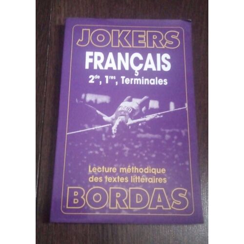 Jokers Français 2de, 1res, Terminales