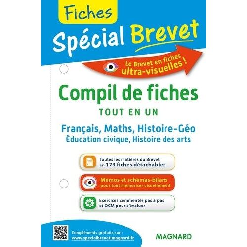 Compil De Fiches Tout En Un 3e - Français, Maths, Histoire-Géo, Éducation Civique, Histoire Des Arts