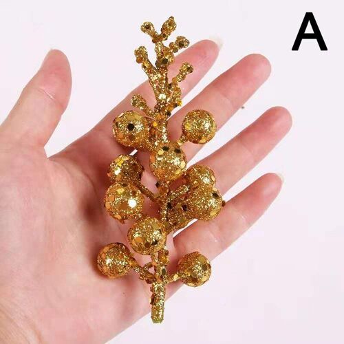 Cônes De Pin À Paillettes Artificielles 3 Couleurs, Processus D'époussetage, Bricolage Nouvel An, Guirlandes D'arbre De Noël, Branche De Rotin, Fabrication D'ornements
