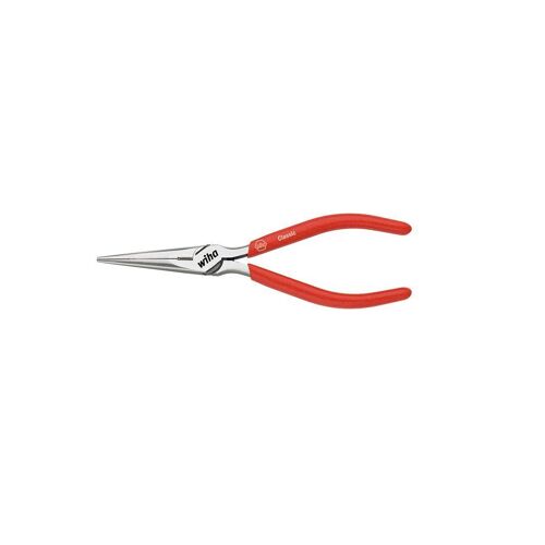 Wiha Z 36 0 01 Pince demi-ronde de mécanicien de précision avec coupe-fils et ressort 160 mm