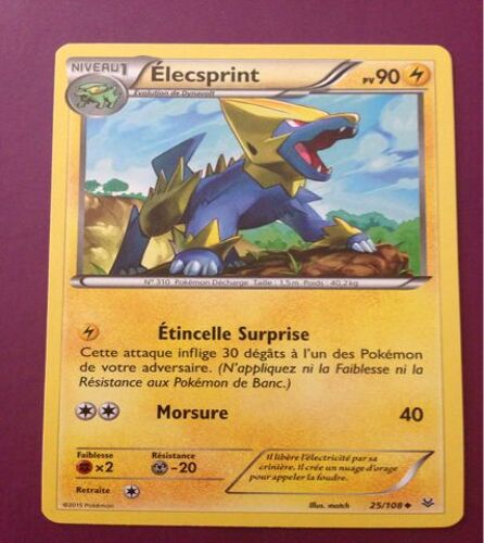 Elecsprint Reverse 25/108 Xy Ciel Rugissant