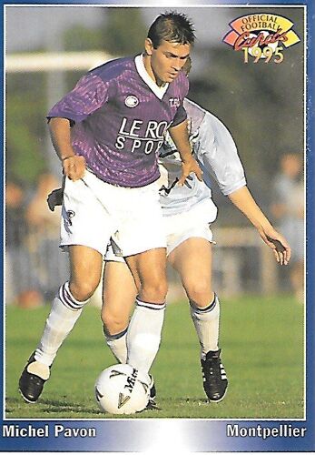 Carte Panini N°197 - Michel Pavon - Official Football Cards 1995
