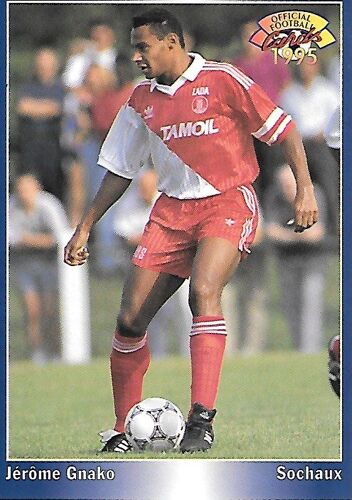 Carte Panini N°116 - Jérome Gnako - Official Football Cards 1995