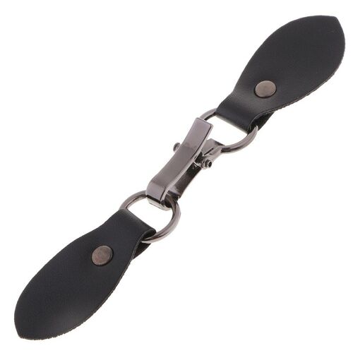 6 Paires De Boutons À Bascule En Cuir, Crochet En Métal Argenté, Attache De Manteau