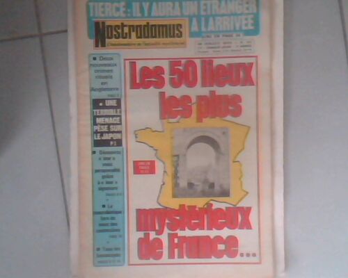 Nostradamus L'hebdomadaire De L'actualité Mystérieuse 67