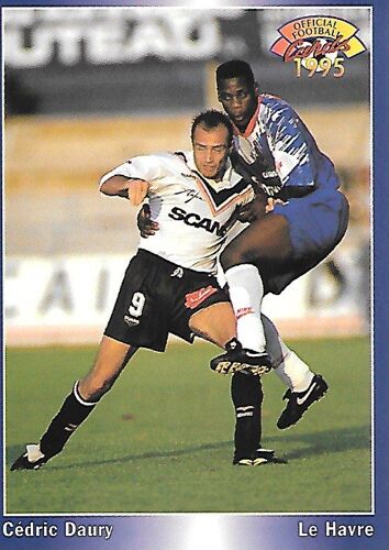 Carte Panini N°3 - Cédric Daury - Official Football Cards 1995