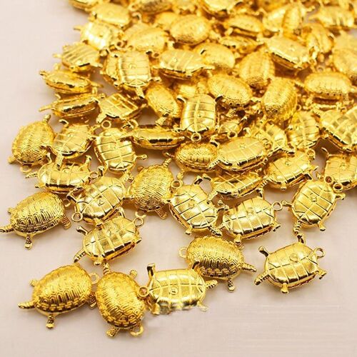 Tortue Dorée Porte Bonheur, 10 Pièces, Ornements Décoratifs Porte Bonheur, Cadeau Pour Petite Amie, Cadeaux Pour Enfants, Cadeaux De Fête