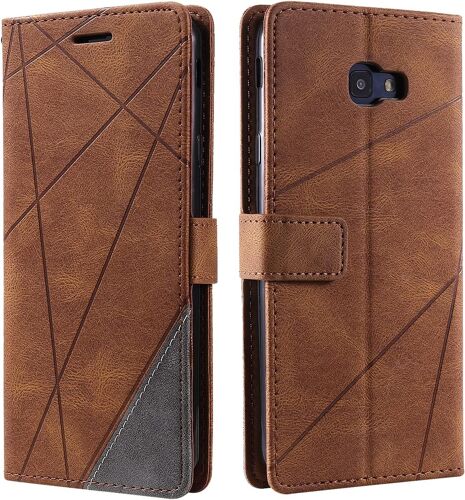 Coque Galaxy J4 Plus 2018,Etui En Cuir Pu Portefeuille Housse Fermeture Magnetique Und Flip Pour Galaxy J4 Plus 2018,Avec Fermeture Magnetique,Marron