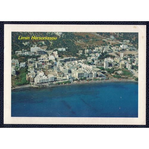 Grèce Carte Postale Cp Postcard Vue Aérienne De Hersonissos Crète