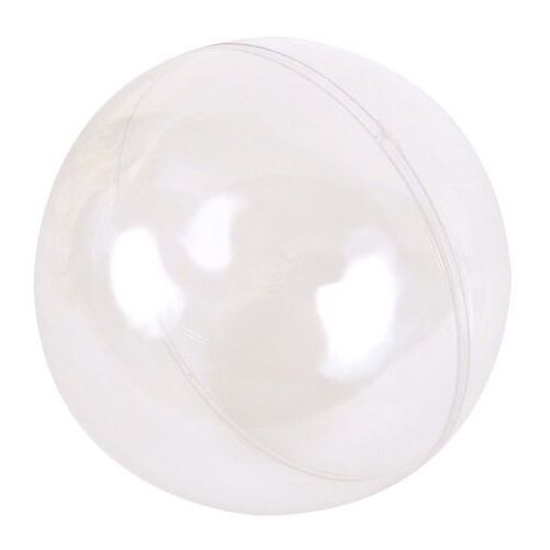 Lot 5 Boules Plastique Cristal Filmees - 100