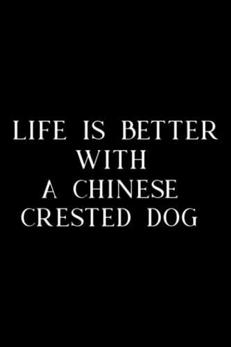 Pottery Project Book - Life Is Better With A Chinese Crested Dog Lover Art: A Chinese Crested Dog, Pottery Project Journal Containing 100 Project ... Pottery Log Book, Pottery Notebook ,Diary