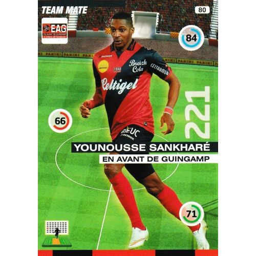 Carte Adrenalyn 2015 / 2016 - Younousse Sankhare - Guingamp - N° 80