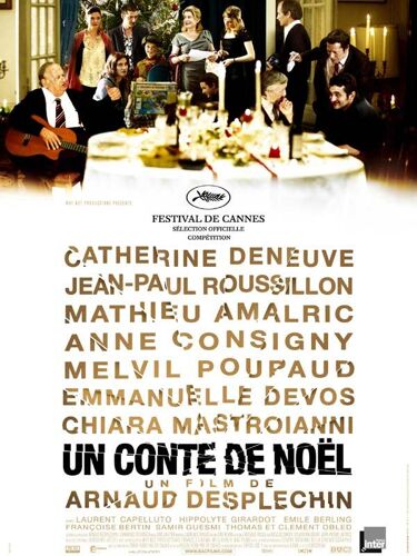 Un Conte De Noël -Véritable Affiche De Cinéma Pliée-Format 40x60 Cm -De Arnaud Desplechin Avec Catherine Deneuve, Jean-Paul Roussillon,  Chiara Mastroianni, Mathieu Amalric, Emmanuelle Devos - 2008