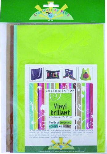 Vinyle 4 Feuilles 25x17cm Bjmr