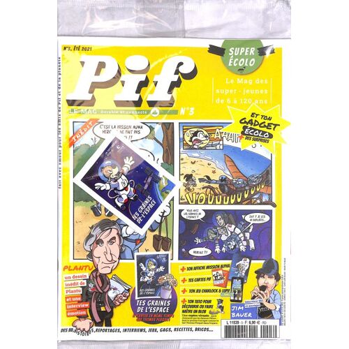 Pif Le Mag 3 Super Ecolo + Sachet De Graines De L'espace