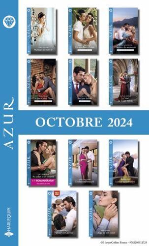 Pack Mensuel Azur - 11 Romans + 1 Titre Gratuit (Octobre 2024)