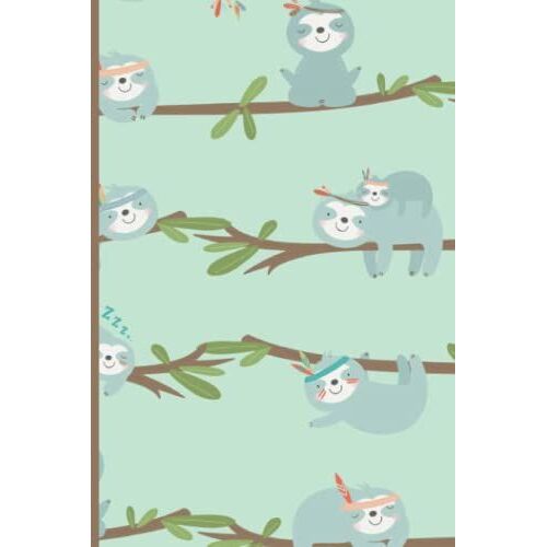 Sloth Notebook: Cute Sloths With Dream Catchers And Tribal Elements Journal