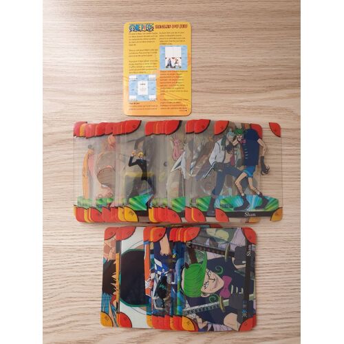 Lot De 82 Cartes Lamincards One Piece