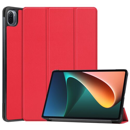 Etui Xiaomi Pad 5 / Pad 5 Pro 2021 Wifi - 4g/Lte Smartcover Pliable Rouge Avec Stand - Housse Coque De Protection Xiaomi Pad 5 / Pad 5 Pro 11 Pouces - Accessoires Tablette Pochette Xeptio : Exceptional Smart Case !