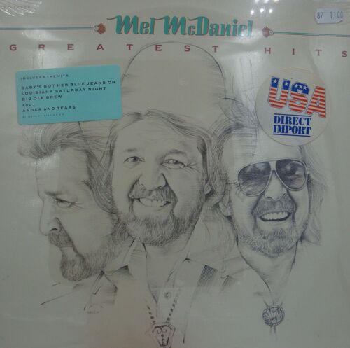 Mel Mcdaniel Greatest Hits Lp 1987 Capitol - Louisiana Saturday Night
