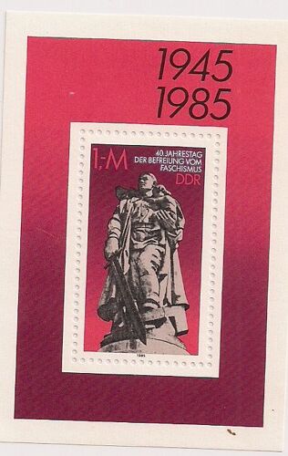 Allemagne- Ddr- 1 Bloc Timbre Neuf- 40ème Anniversaire De La Libération Du Fascisme